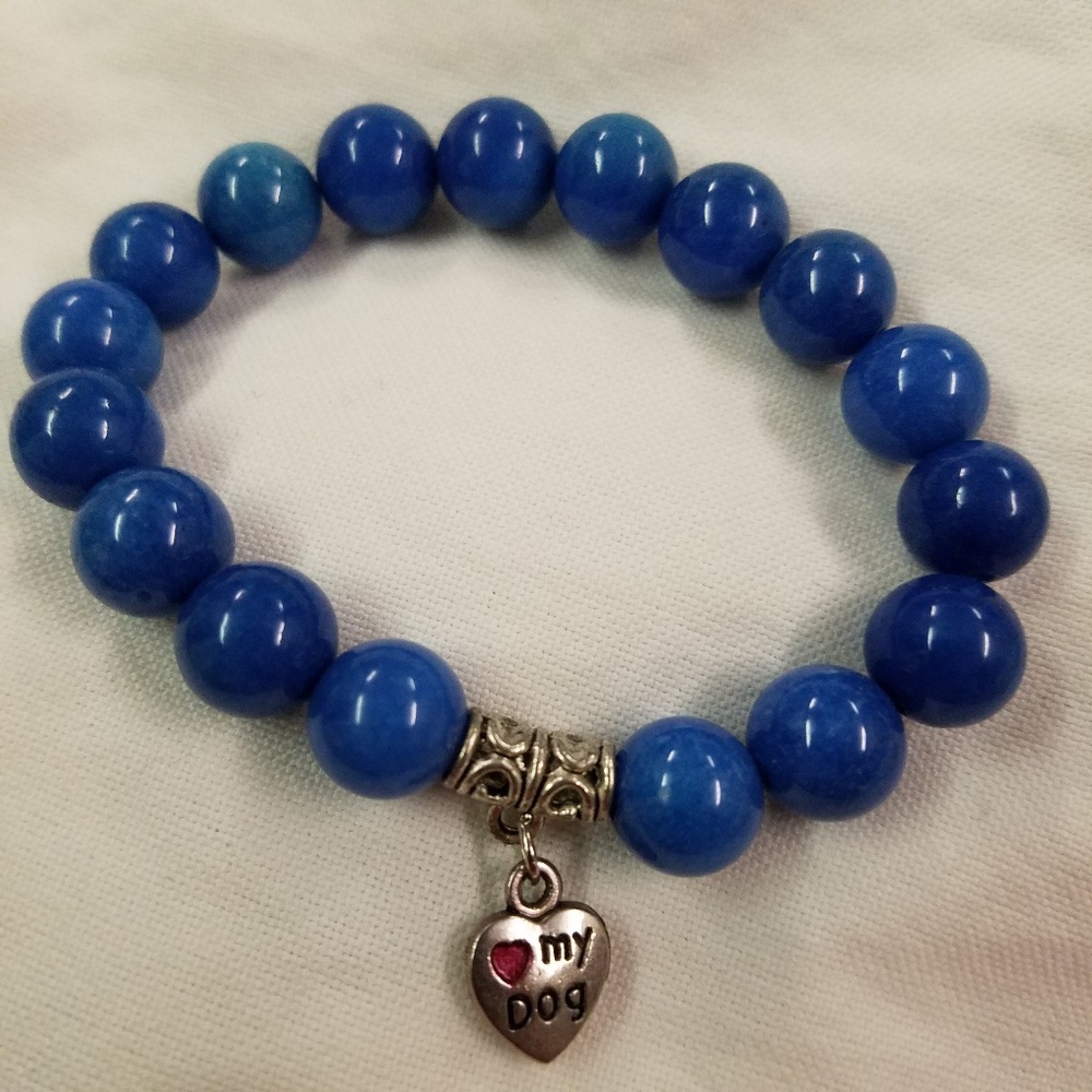 Nwot Love my dog stretchy bracelet - Picture 2 of 4